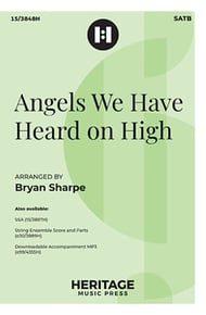 Angels We Have Heard on High SSA choral sheet music cover Thumbnail